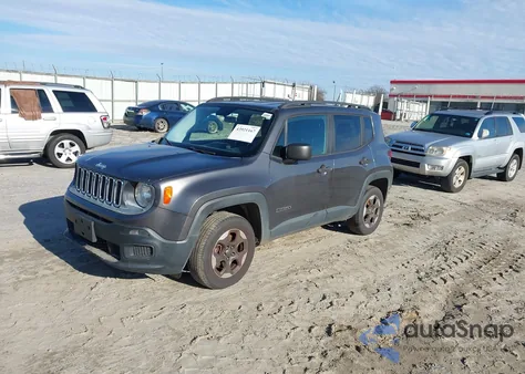 2017 Jeep Renegade Sport 4X4 из США, поврежденный, VIN ZACCJBAB2HPG35345
